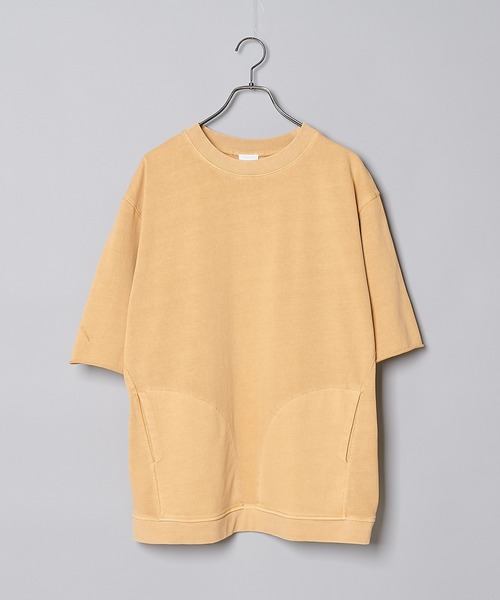 CIAOPANIC（チャオパニック）の「ドライタッチ天竺コットンビッグシルエットプルオーバーTシャツ（Tシャツ/カットソー・メンズ・チャコールグレー/パープル/ベージュ/オフホワイト・MEDIUM/LARGE）」の18枚目の写真