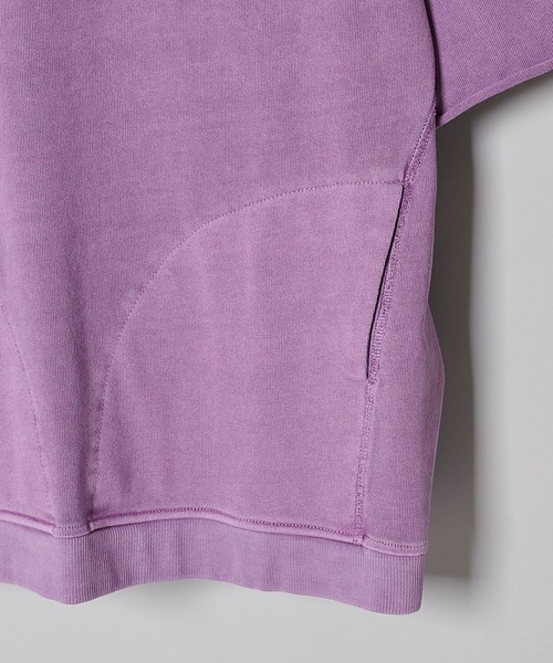 CIAOPANIC（チャオパニック）の「ドライタッチ天竺コットンビッグシルエットプルオーバーTシャツ（Tシャツ/カットソー・メンズ・チャコールグレー/パープル/ベージュ/オフホワイト・MEDIUM/LARGE）」の22枚目の写真