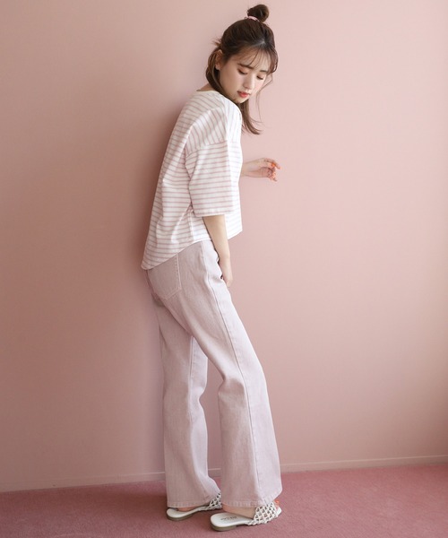 one after another NICE CLAUP(ワンアフターアナザーナイスクラップ)の「アソートT(Tシャツ/カットソー・レディース・オフホワイト/ホワイト系その他/ブラック系その他/チャコールグレー/ピンク/ピンク系その他・FREE)」の12枚目の写真