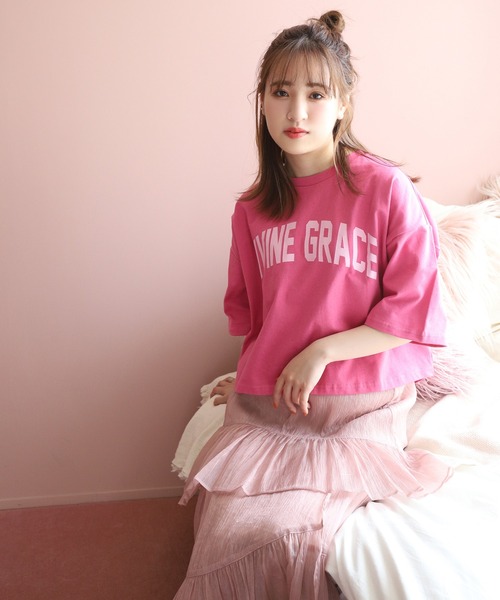 one after another NICE CLAUP(ワンアフターアナザーナイスクラップ)の「アソートT(Tシャツ/カットソー・レディース・オフホワイト/ホワイト系その他/ブラック系その他/チャコールグレー/ピンク/ピンク系その他・FREE)」の16枚目の写真