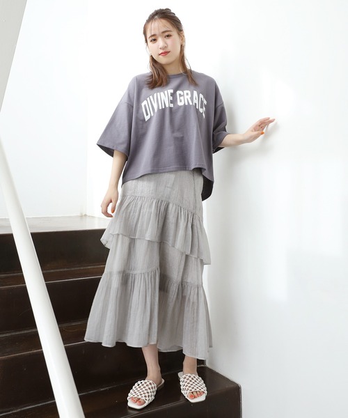 one after another NICE CLAUP(ワンアフターアナザーナイスクラップ)の「アソートT(Tシャツ/カットソー・レディース・オフホワイト/ホワイト系その他/ブラック系その他/チャコールグレー/ピンク/ピンク系その他・FREE)」の11枚目の写真