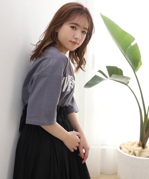 one after another NICE CLAUP(ワンアフターアナザーナイスクラップ)の「アソートT(Tシャツ/カットソー・レディース・オフホワイト/ホワイト系その他/ブラック系その他/チャコールグレー/ピンク/ピンク系その他・FREE)」の15枚目の写真