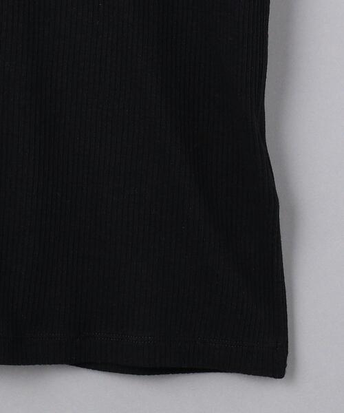 TOM WOOD（トムウッド）の「＜TOMWOOD（トムウッド）＞RIB Tシャツ ■■■（Tシャツ/カットソー・レディース・ブラック/オフホワイト・SMALL）」の7枚目の写真
