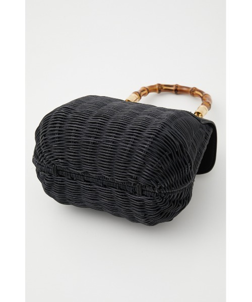 リエンダ　バンブーハンドルラタンバッグ rienda バンブーハンドルラタンBAG BEG -ファッション通販