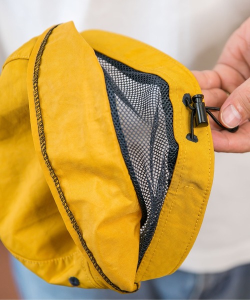 無（ム）の「ウォータープルーフ ワークキャップ（キャップ・メンズ・マスタード/ベージュ/ネイビー/ブラック・FREE）」の9枚目の写真