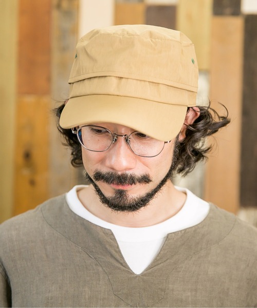 無（ム）の「ウォータープルーフ ワークキャップ（キャップ・メンズ・マスタード/ベージュ/ネイビー/ブラック・FREE）」の14枚目の写真