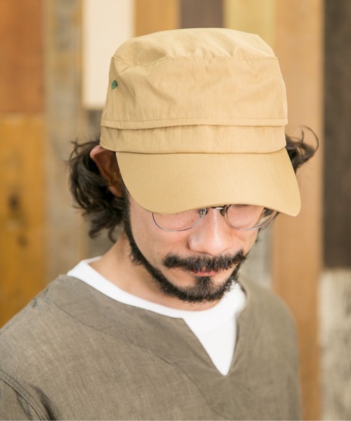 無（ム）の「ウォータープルーフ ワークキャップ（キャップ・メンズ・マスタード/ベージュ/ネイビー/ブラック・FREE）」の15枚目の写真
