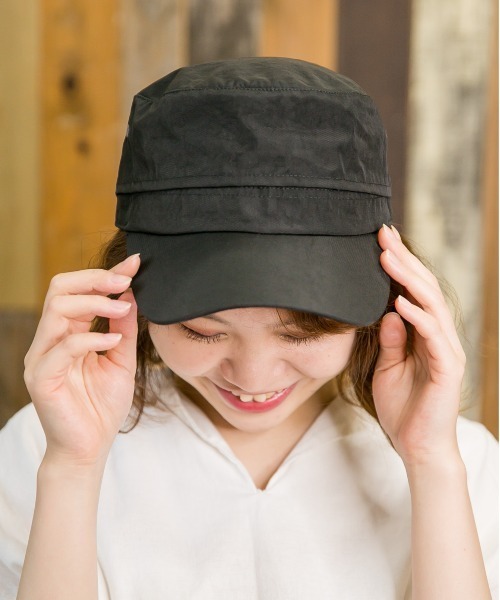 無（ム）の「ウォータープルーフ ワークキャップ（キャップ・メンズ・マスタード/ベージュ/ネイビー/ブラック・FREE）」の17枚目の写真