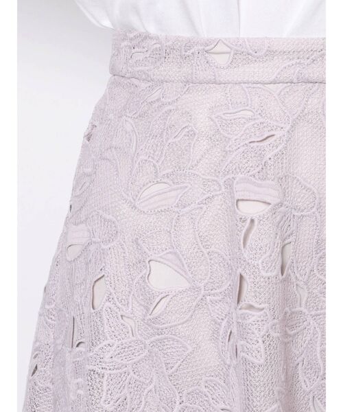 MERCURYDUO（マーキュリーデュオ）の「フラワーエンブロイダリーフレアスカート（スカート・レディース・ライトブルー/ベビーピンク・SMALL/MEDIUM）」の10枚目の写真