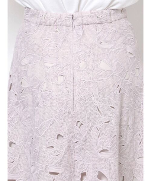 MERCURYDUO（マーキュリーデュオ）の「フラワーエンブロイダリーフレアスカート（スカート・レディース・ライトブルー/ベビーピンク・SMALL/MEDIUM）」の11枚目の写真