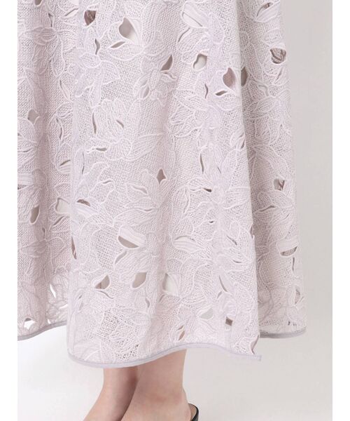 MERCURYDUO（マーキュリーデュオ）の「フラワーエンブロイダリーフレアスカート（スカート・レディース・ライトブルー/ベビーピンク・SMALL/MEDIUM）」の12枚目の写真