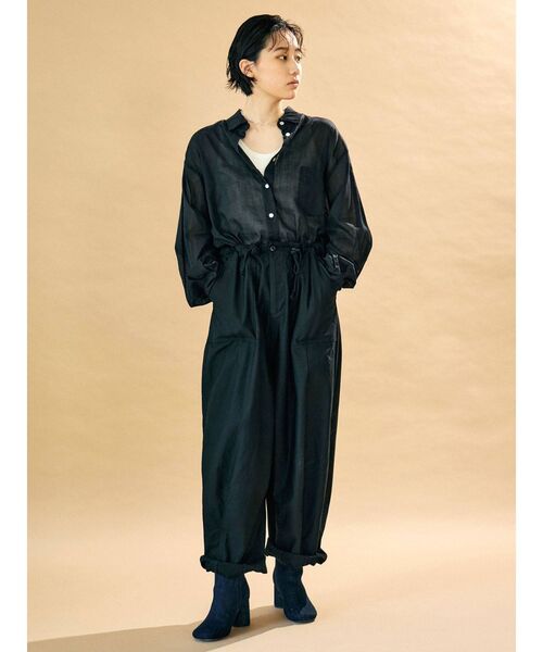 Ungrid（アングリッド）の「シアールーズシャツ（シャツ/ブラウス・レディース・オフホワイト/ブラック/オリーブ・FREE）」の6枚目の写真