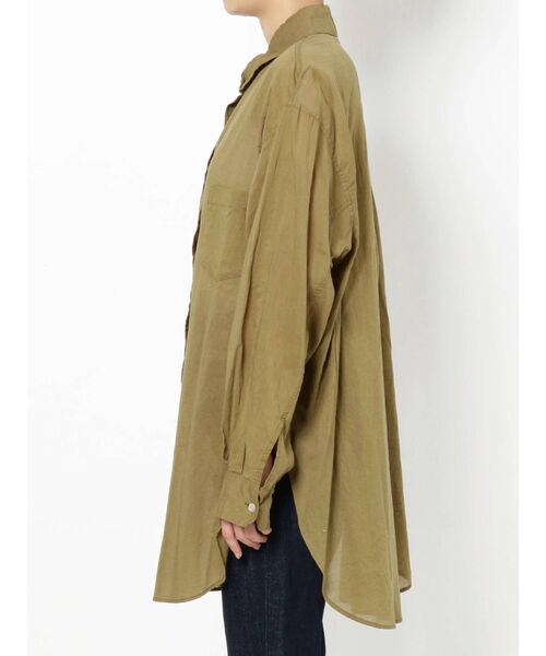 Ungrid（アングリッド）の「シアールーズシャツ（シャツ/ブラウス・レディース・オフホワイト/ブラック/オリーブ・FREE）」の17枚目の写真