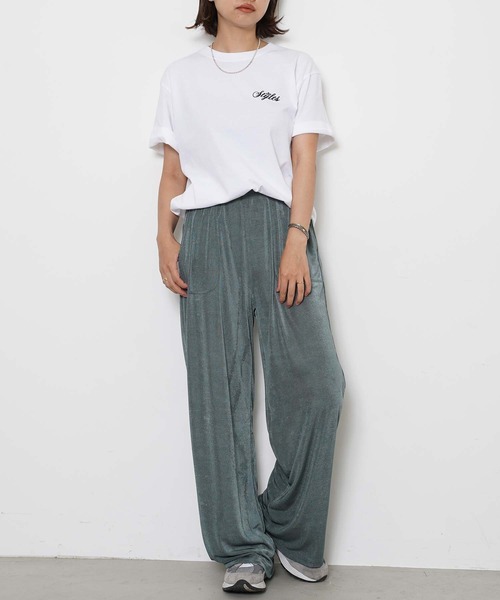 styles（スタイルス）の「Styles S/S TEE Cursive Logo Back Print（Tシャツ/カットソー・メンズ・ホワイト/ブラック/ベージュ・S/M/L）」の4枚目の写真