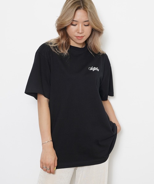 styles（スタイルス）の「Styles S/S TEE Cursive Logo Back Print（Tシャツ/カットソー・メンズ・ホワイト/ブラック/ベージュ・S/M/L）」の13枚目の写真