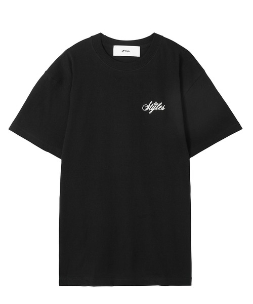 styles（スタイルス）の「Styles S/S TEE Cursive Logo Back Print（Tシャツ/カットソー・メンズ・ホワイト/ブラック/ベージュ・S/M/L）」の9枚目の写真