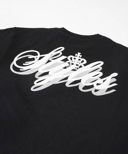 styles（スタイルス）の「Styles S/S TEE Cursive Logo Back Print（Tシャツ/カットソー・メンズ・ホワイト/ブラック/ベージュ・S/M/L）」の14枚目の写真