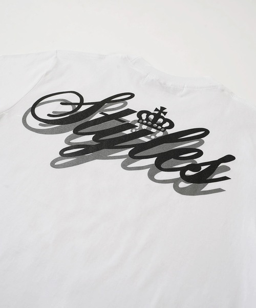 styles（スタイルス）の「Styles S/S TEE Cursive Logo Back Print（Tシャツ/カットソー・メンズ・ホワイト/ブラック/ベージュ・S/M/L）」の21枚目の写真