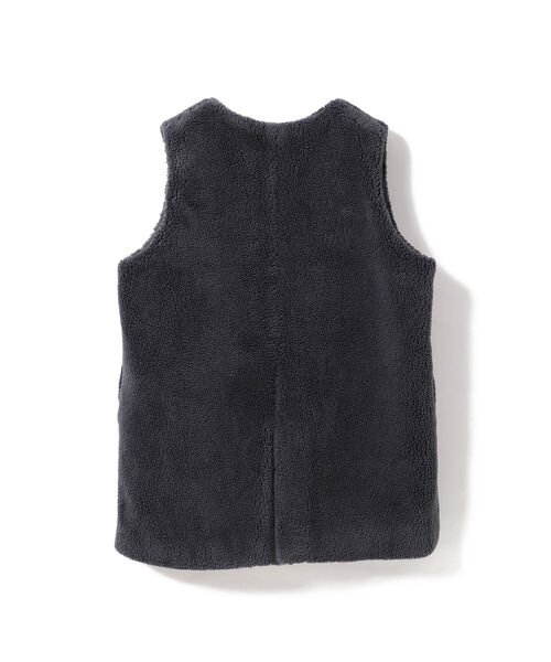 BeAMS DOT（ビームスドット）の「【WEB限定】BeAMS DOT / ロング ボアベスト（ベスト・レディース・チャコールグレー/ホワイト系その他5・FREE）」の20枚目の写真