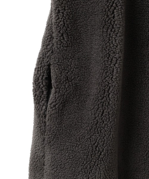 BeAMS DOT（ビームスドット）の「【WEB限定】BeAMS DOT / ロング ボアベスト（ベスト・レディース・チャコールグレー/ホワイト系その他5・FREE）」の4枚目の写真