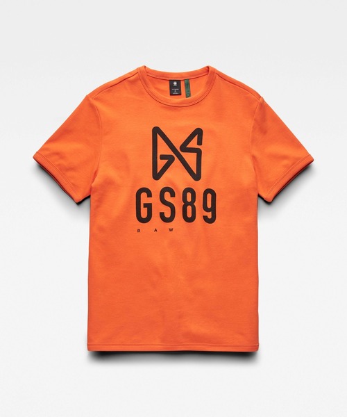 G-STAR（ジースター）の「BUTTERFLY LOGO T-SHIRT/ロゴT（Tシャツ/カットソー・メンズ・ホワイト/ダークブラック/オレンジ・LARGE/MEDIUM/SMALL/X-SMALL/XX-SMALL/X-LARGE）」の18枚目の写真