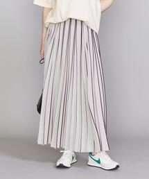 BEAUTY&YOUTH UNITED ARROWS | BY プリントラインプリーツ スカート(スカート)