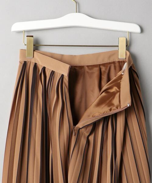 BEAUTY&YOUTH UNITED ARROWS(ビューティーアンドユースユナイテッドアローズ)の「BY プリントラインプリーツ スカート ◆(スカート・レディース・ライトグレー/オレンジ系その他/オリーブ・SMALL/MEDIUM)」の15枚目の写真