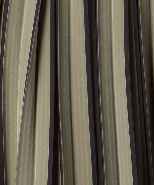 BEAUTY&YOUTH UNITED ARROWS(ビューティーアンドユースユナイテッドアローズ)の「BY プリントラインプリーツ スカート ◆(スカート・レディース・ライトグレー/オレンジ系その他/オリーブ・SMALL/MEDIUM)」の21枚目の写真