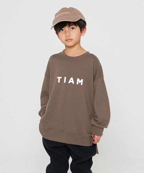 GENERATOR（ジェネレーター）の「GENERATOR　GN×TIAMビッグトレーナー（その他トップス・キッズ・アッシュブラウン/チャコールグレー/グレイッシュベージュ・XL/L/M/S）」の2枚目の写真