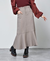 切替マーメイドスカート