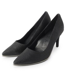 ◆【8.5cmヒール】12時間パンプスNEO(ライン入り)