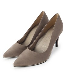 ◆【8.5cmヒール】12時間パンプスNEO(ライン入り)