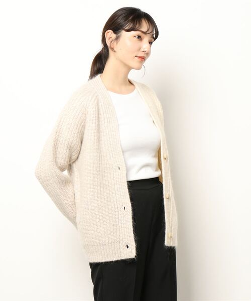 WALANCE（ワランス）の「モヘアミックスウールカーディガン/WALANCE  