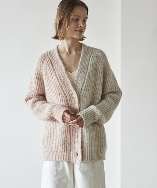 WALANCE（ワランス）の「モヘアミックスウールカーディガン/WALANCE  