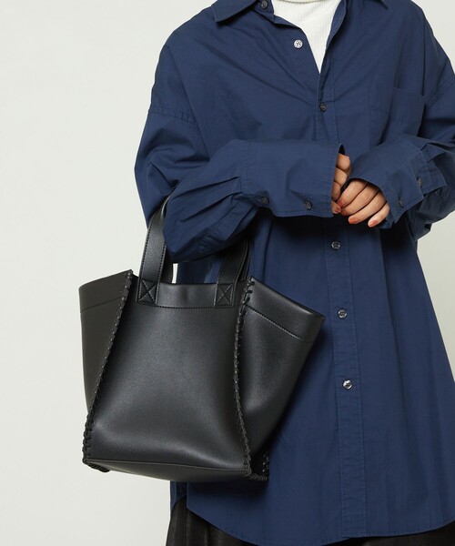 FREAK'S STORE(フリークスストア)の「【WEB限定】サイド編みバッグ(ショルダーバッグ・レディース・グレー/ブラック・フリ-)」の7枚目の写真