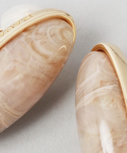 JEANASIS（ジーナシス）の「ニュアンスマーブルイヤリング/959772（イヤリング・レディース・ホワイト系その他/ブルー系その他/イエロー系その他・FREE）」の6枚目の写真