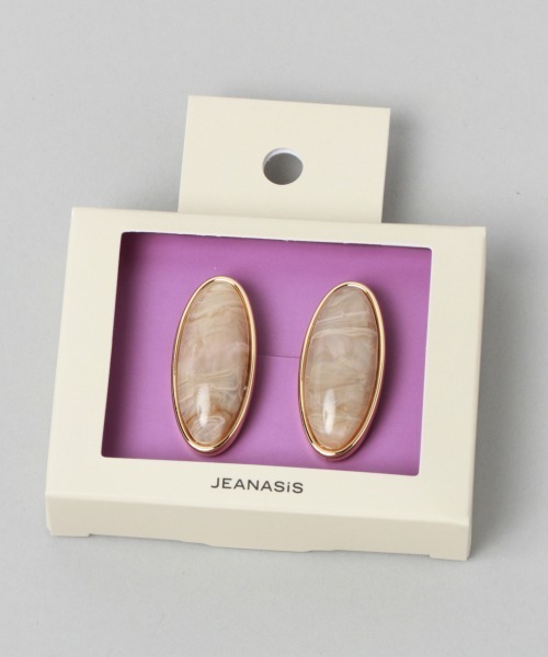 JEANASIS（ジーナシス）の「ニュアンスマーブルイヤリング/959772（イヤリング・レディース・ホワイト系その他/ブルー系その他/イエロー系その他・FREE）」の7枚目の写真