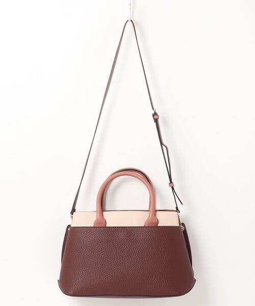 FIORELLI（フィオレッリ）の「【FIORELLI(フィオレッリ)】配色トート（ハンドバッグ・レディース・ブラウン・FREE）」の2枚目の写真