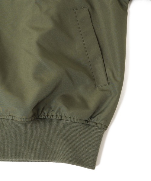 GLAZOS(グラソス)の「オーバーサイズMA-1(MA-1・キッズ・ブラック/カーキ・130cm/140cm/150cm/160cm/170cm)」の8枚目の写真
