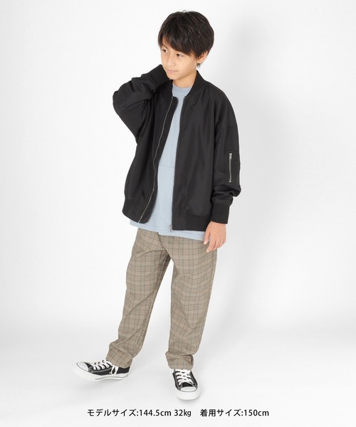 GLAZOS(グラソス)の「オーバーサイズMA-1(MA-1・キッズ・ブラック/カーキ・130cm/140cm/150cm/160cm/170cm)」の5枚目の写真