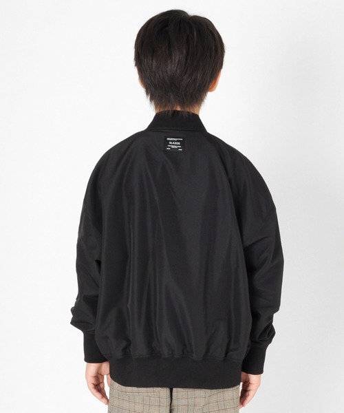 GLAZOS(グラソス)の「オーバーサイズMA-1(MA-1・キッズ・ブラック/カーキ・130cm/140cm/150cm/160cm/170cm)」の3枚目の写真
