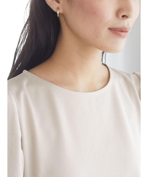 RAY CASSIN FAVORI（レイカズンフェバリ）の「・RAY CASSIN フハクスリーブプルオーバー＊（Tシャツ/カットソー・レディース・チャコールグレー/ブラック/ブラウン/アイボリー・FREE）」の19枚目の写真