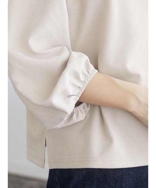 RAY CASSIN FAVORI（レイカズンフェバリ）の「・RAY CASSIN フハクスリーブプルオーバー＊（Tシャツ/カットソー・レディース・チャコールグレー/ブラック/ブラウン/アイボリー・FREE）」の20枚目の写真