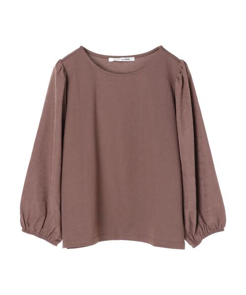 RAY CASSIN FAVORI（レイカズンフェバリ）の「・RAY CASSIN フハクスリーブプルオーバー＊（Tシャツ/カットソー・レディース・チャコールグレー/ブラック/ブラウン/アイボリー・FREE）」の11枚目の写真