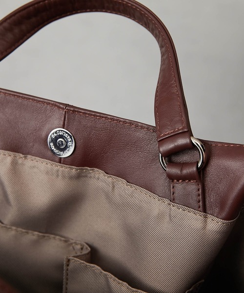 ear PAPILLONNER(イアパピヨネ)の「【牛革】まるショルダーバッグ(ショルダーバッグ・レディース・ブラック/ボルドー・FREE)」の6枚目の写真