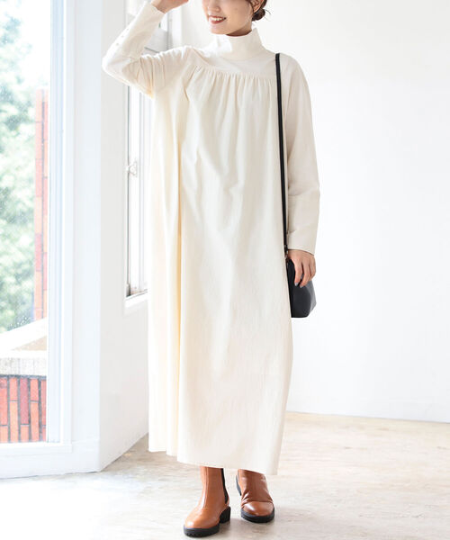 セール B Ming By Beams スタンド ギャザー ワンピース 21aw ワンピース B Ming By Beams ビーミングバイ ビームス のファッション通販 Zozotown