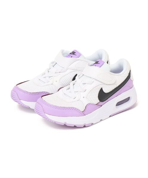 NIKE（ナイキ）の「NIKE:AIR MAX SC PSV（スニーカー・キッズ・ピンク/グリーン・22/20/18/19/21/17）」の2枚目の写真