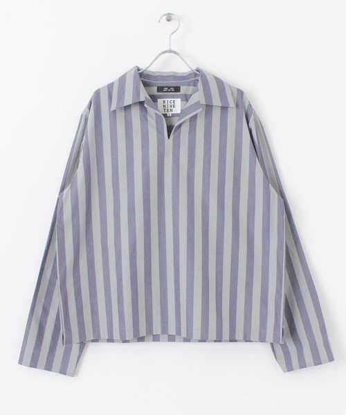 RICE NINE TEN（ライスナインテン）の「RICE NINE TEN　SKIPPER STRIPE SHIRTS（シャツ/ブラウス・メンズ・その他1/その他2・1/2）」の5枚目の写真