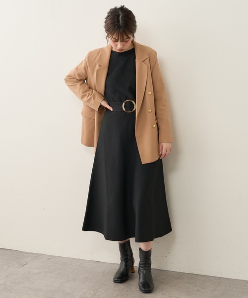 natural couture（ナチュラルクチュール）の「金ボタンジャケット（テーラードジャケット・レディース・ベージュ/ネイビー/チェック・FREE）」の12枚目の写真