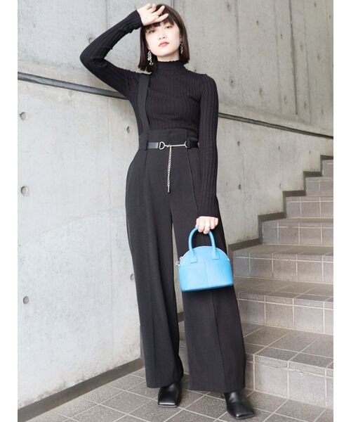 MURUA（ムルーア）の「ワイドボトルネックニット（ニット/セーター・レディース・ベージュ/キャメル/マスタード/ブラック・FREE）」の9枚目の写真